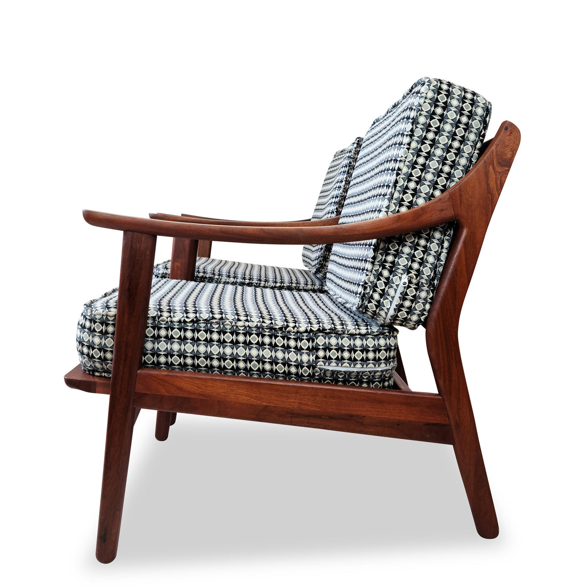 Mid Century Walnut Lounge Chairs