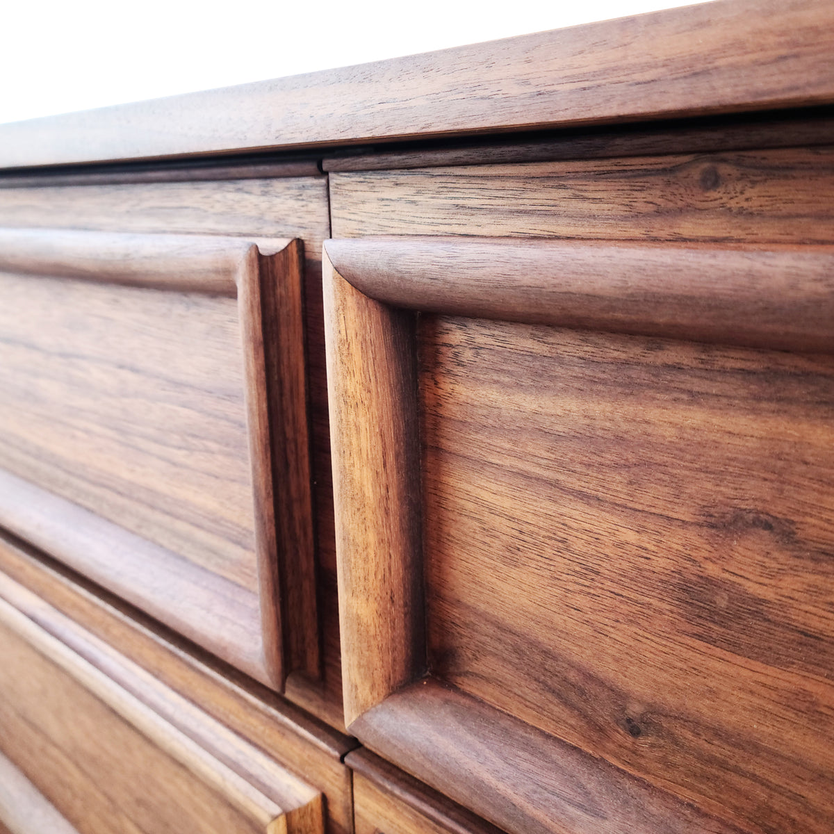 Walnut Nine Drawer Dresser