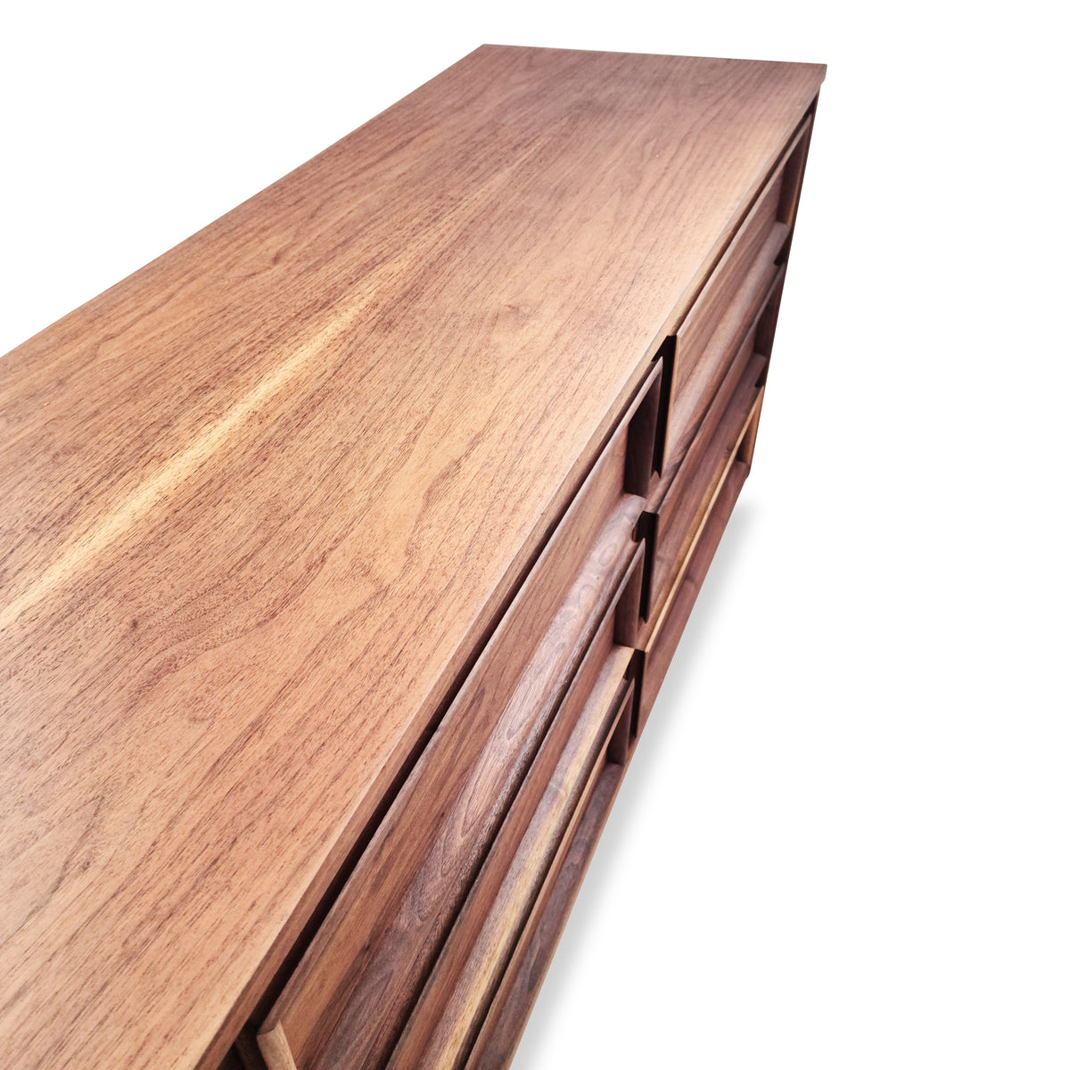 Walnut Nine Drawer Dresser
