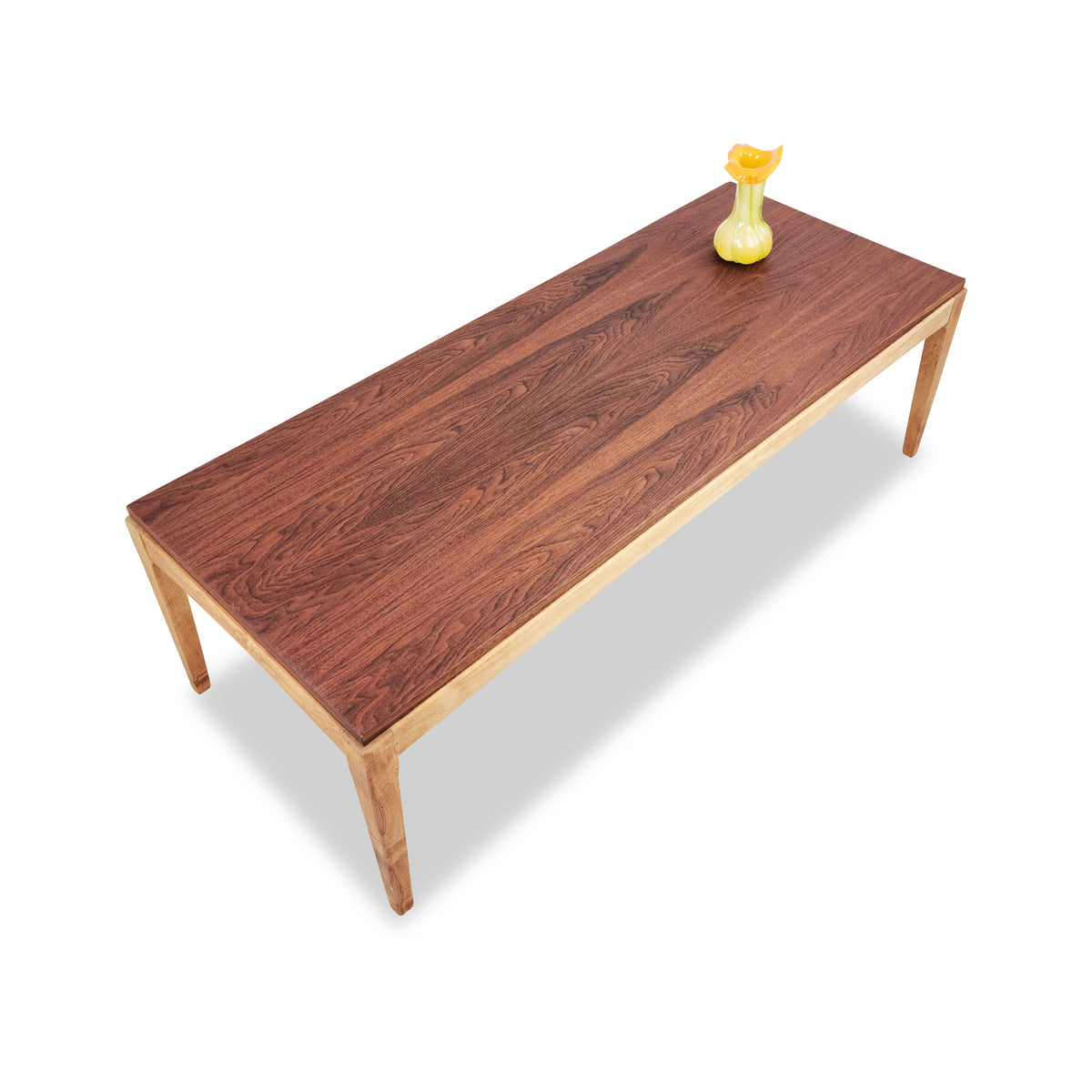 Walnut and Birch Coffee Table