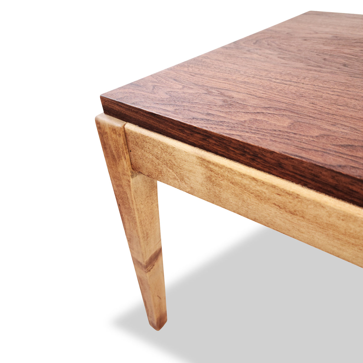 Walnut and Birch Coffee Table