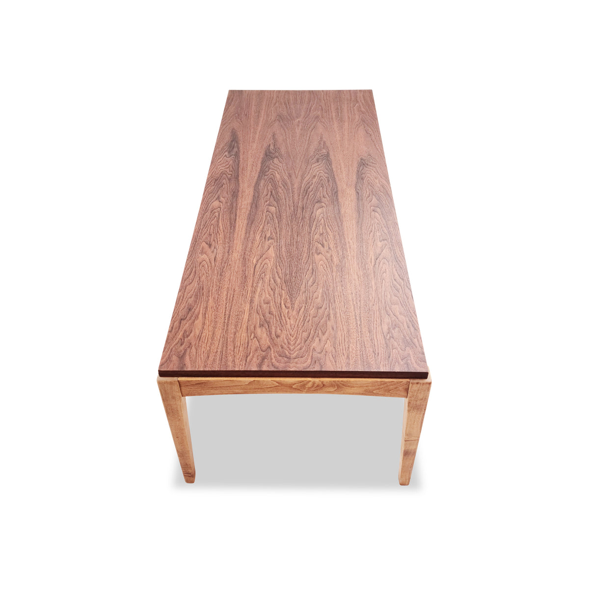 Walnut and Birch Coffee Table