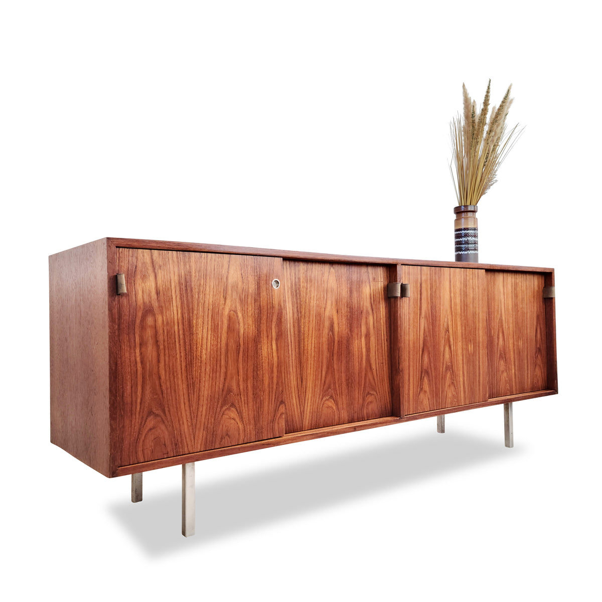 Teak Credenza by Leif Jacobsen for Knoll