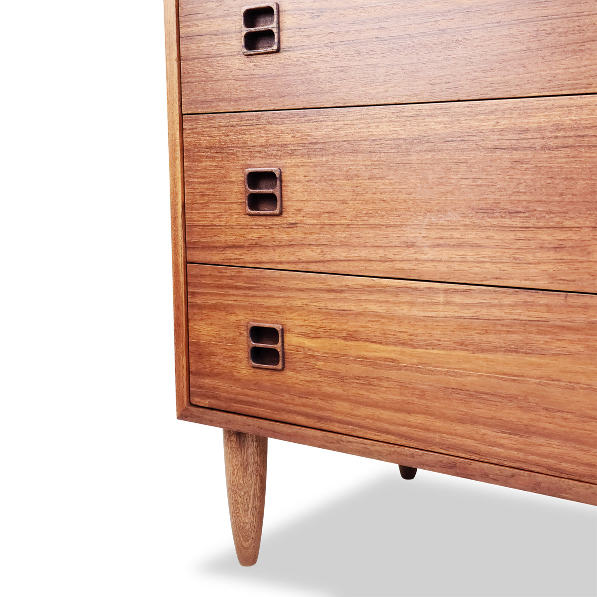 Teak Highboy Dresser