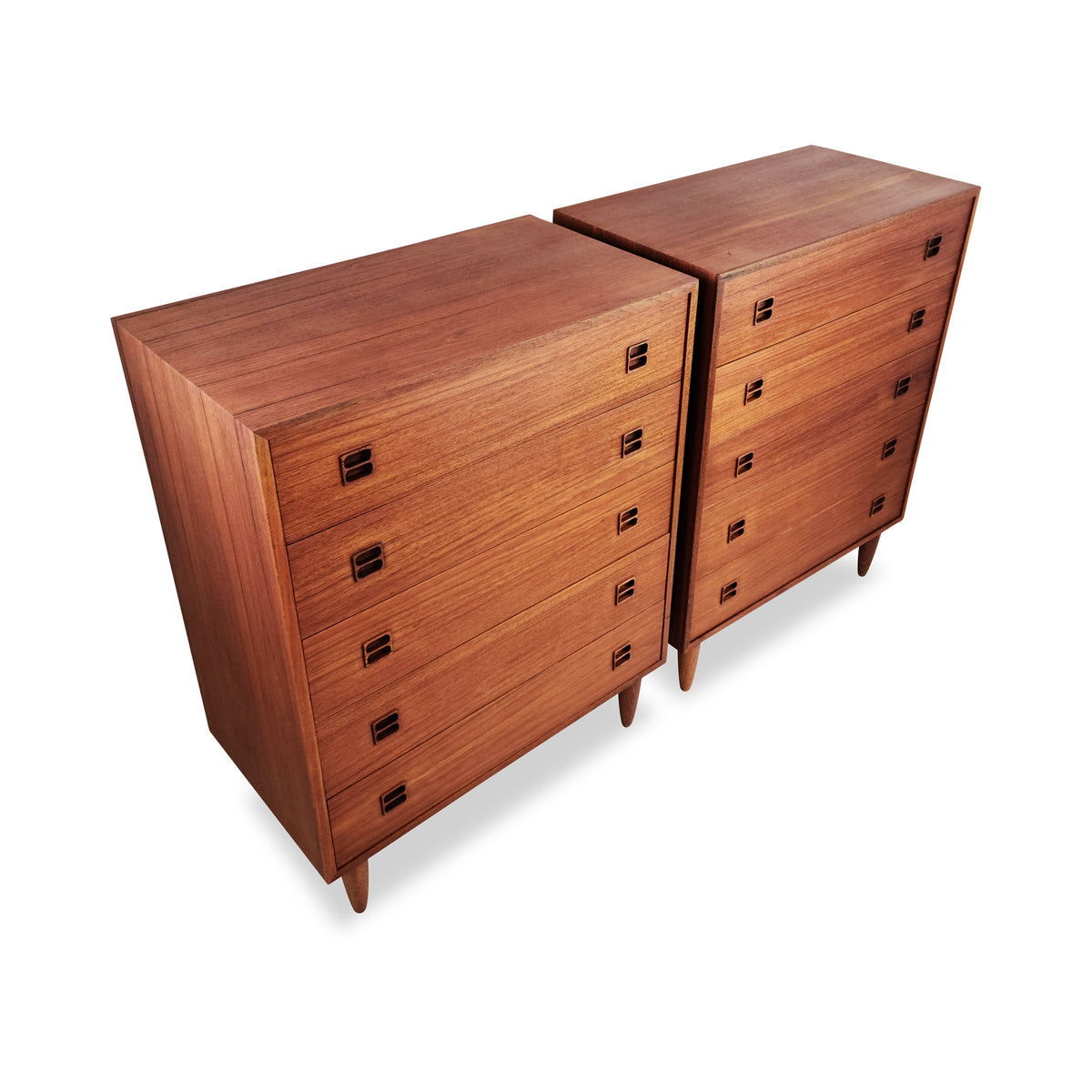 Teak Highboy Dresser
