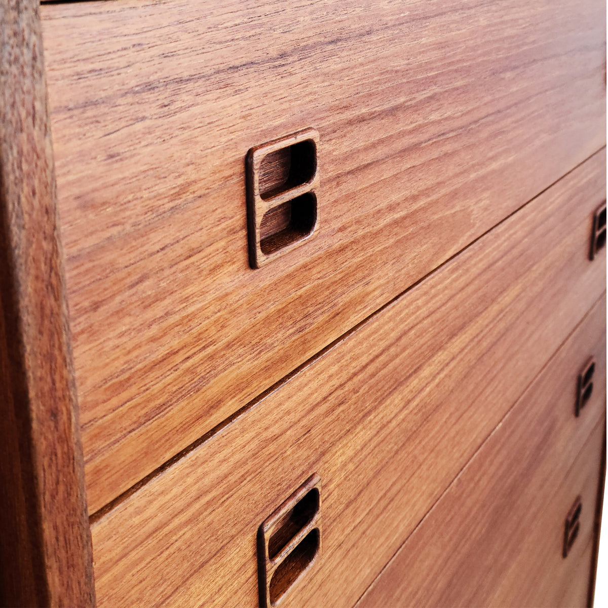 Teak Highboy Dresser