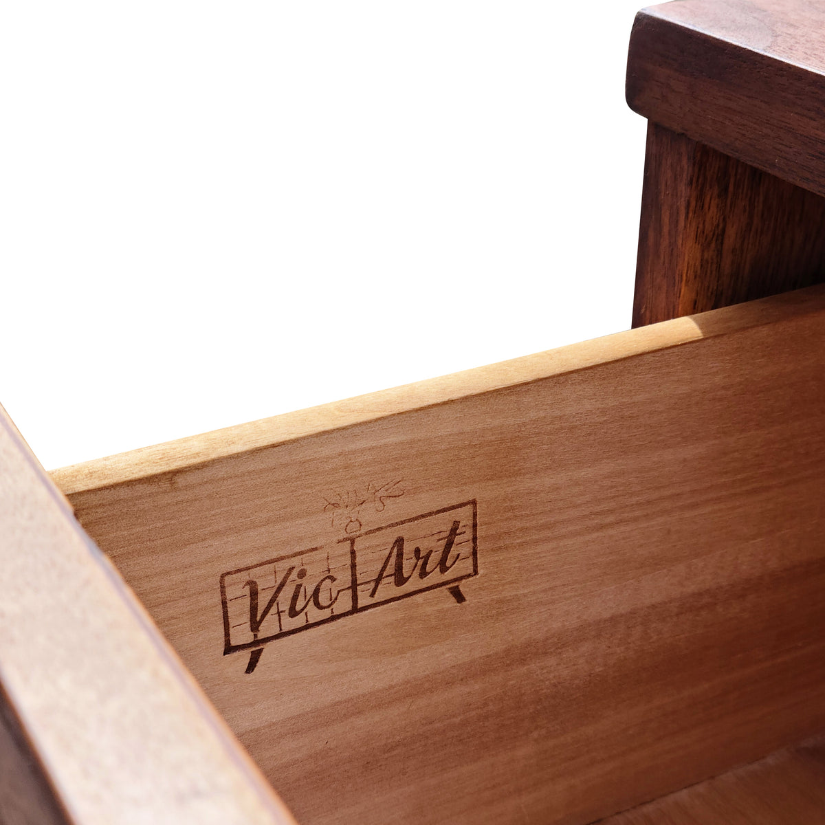 Walnut Dresser by Vic Art