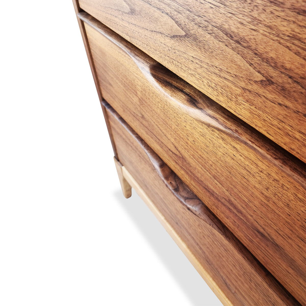 Walnut Six Drawer Dresser by Kaufman