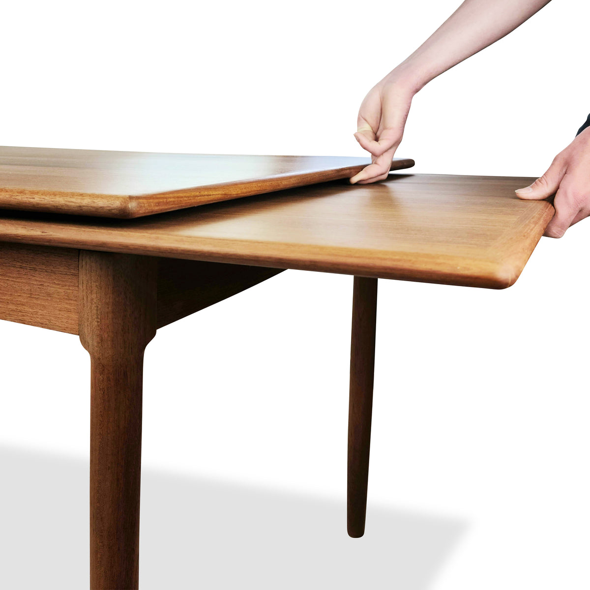 Teak Draw Leaf Dining Table