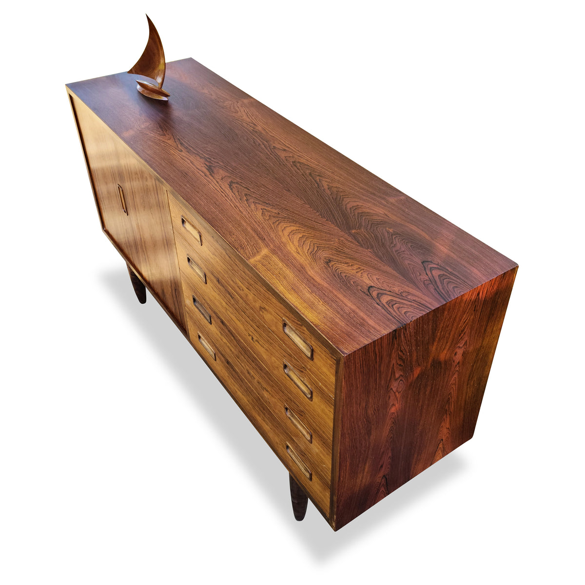 Rosewood Sideboard by Carlo Jensen for Hundevad &amp; Co