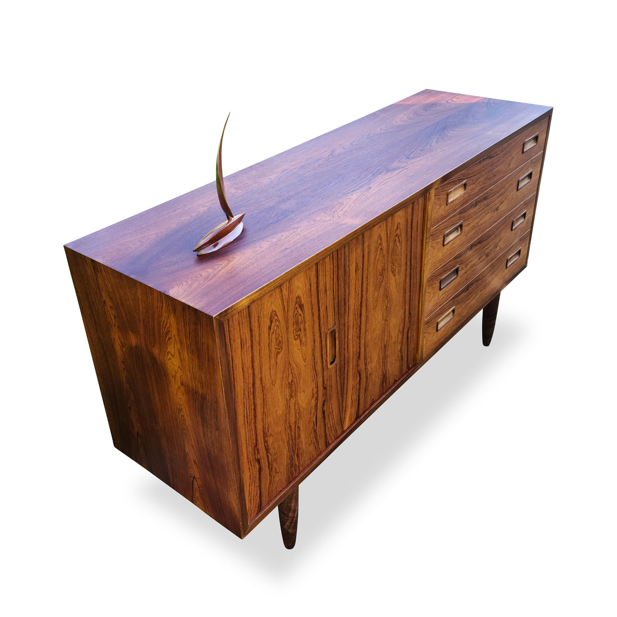 Rosewood Sideboard by Carlo Jensen for Hundevad &amp; Co