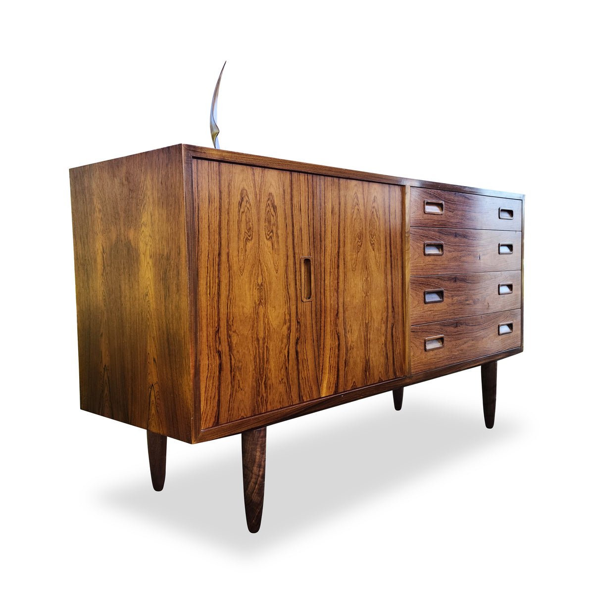 Rosewood Sideboard by Carlo Jensen for Hundevad &amp; Co