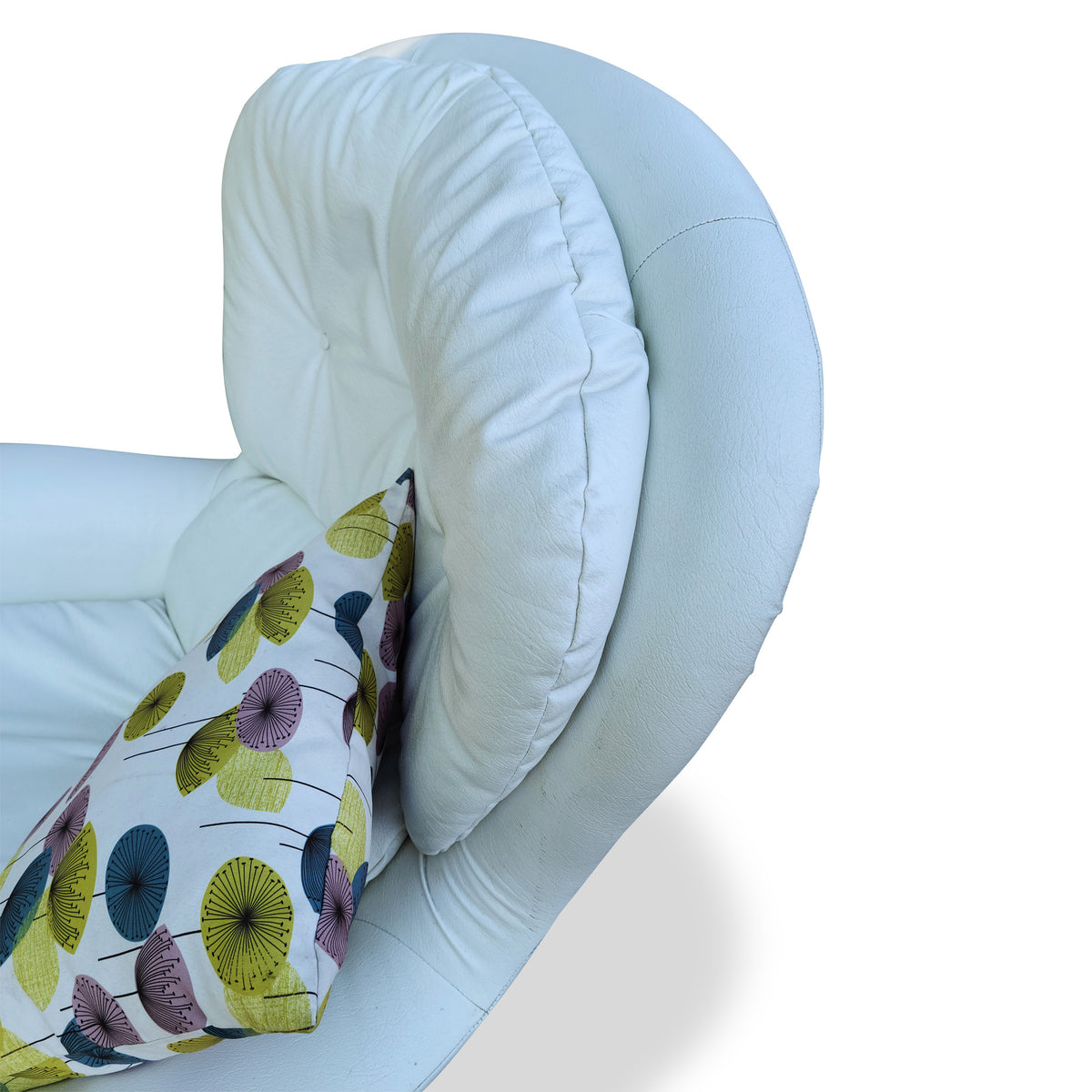 Swivel Chair and Ottoman by H. Singer