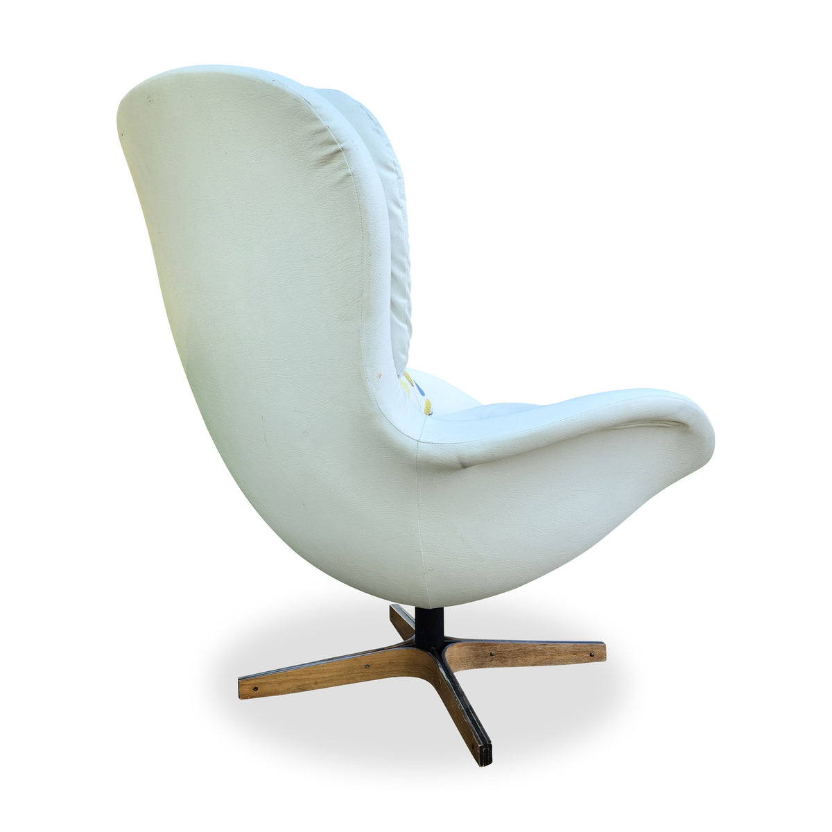 Swivel Chair and Ottoman by H. Singer