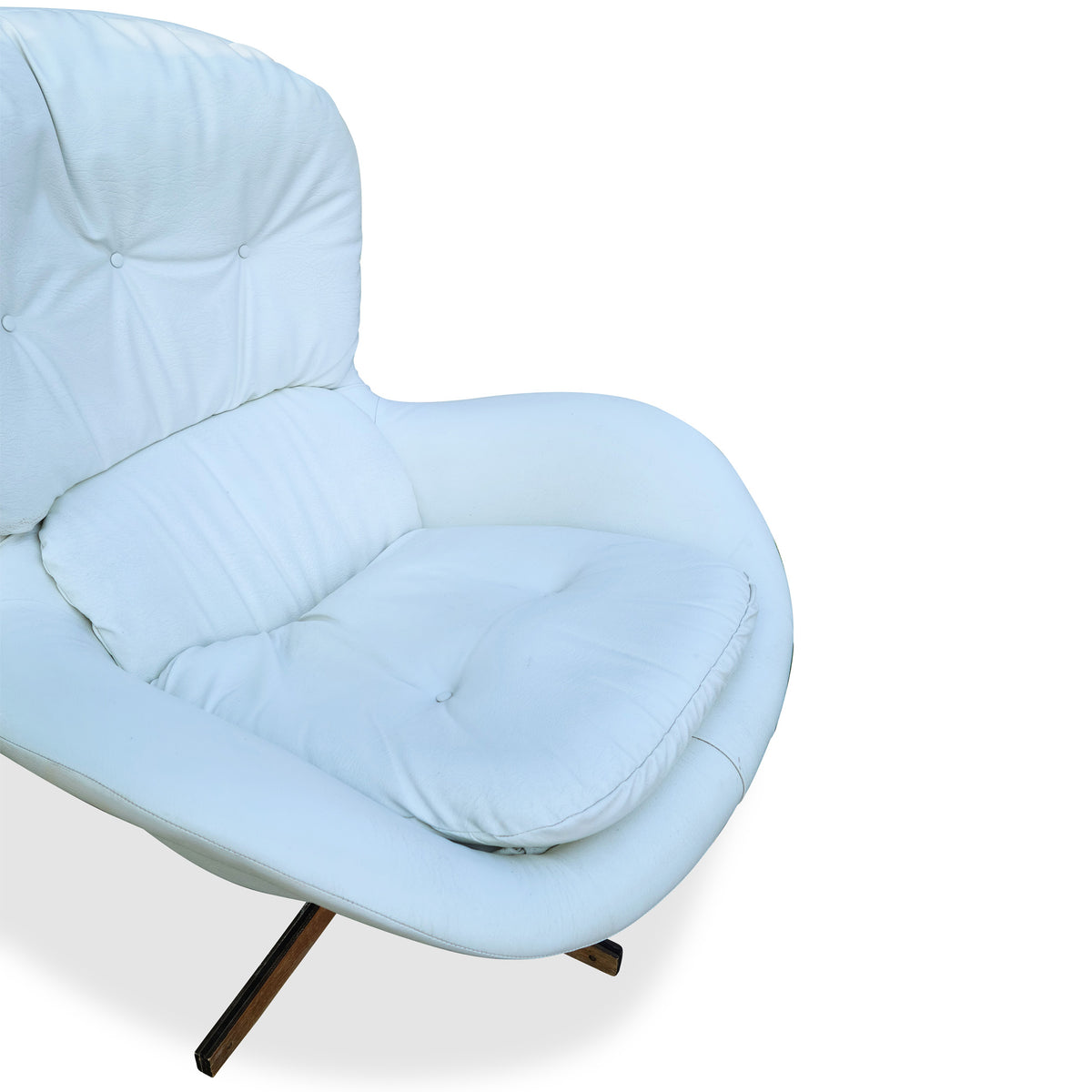 Swivel Chair and Ottoman by H. Singer