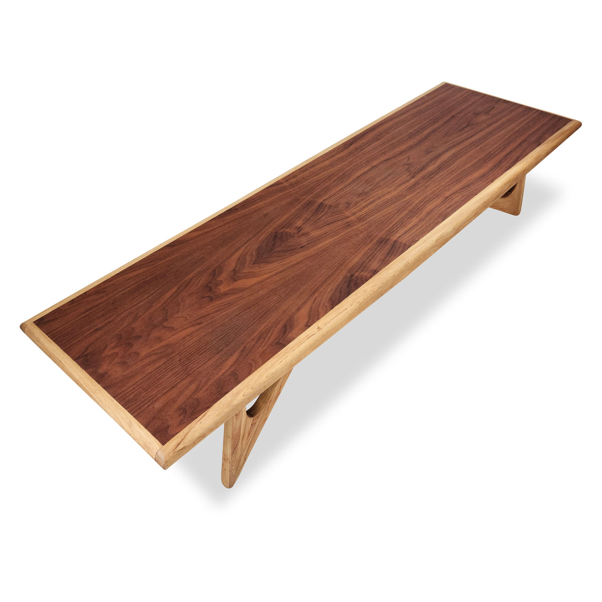 Walnut and Ash Coffee Table by Kroehler