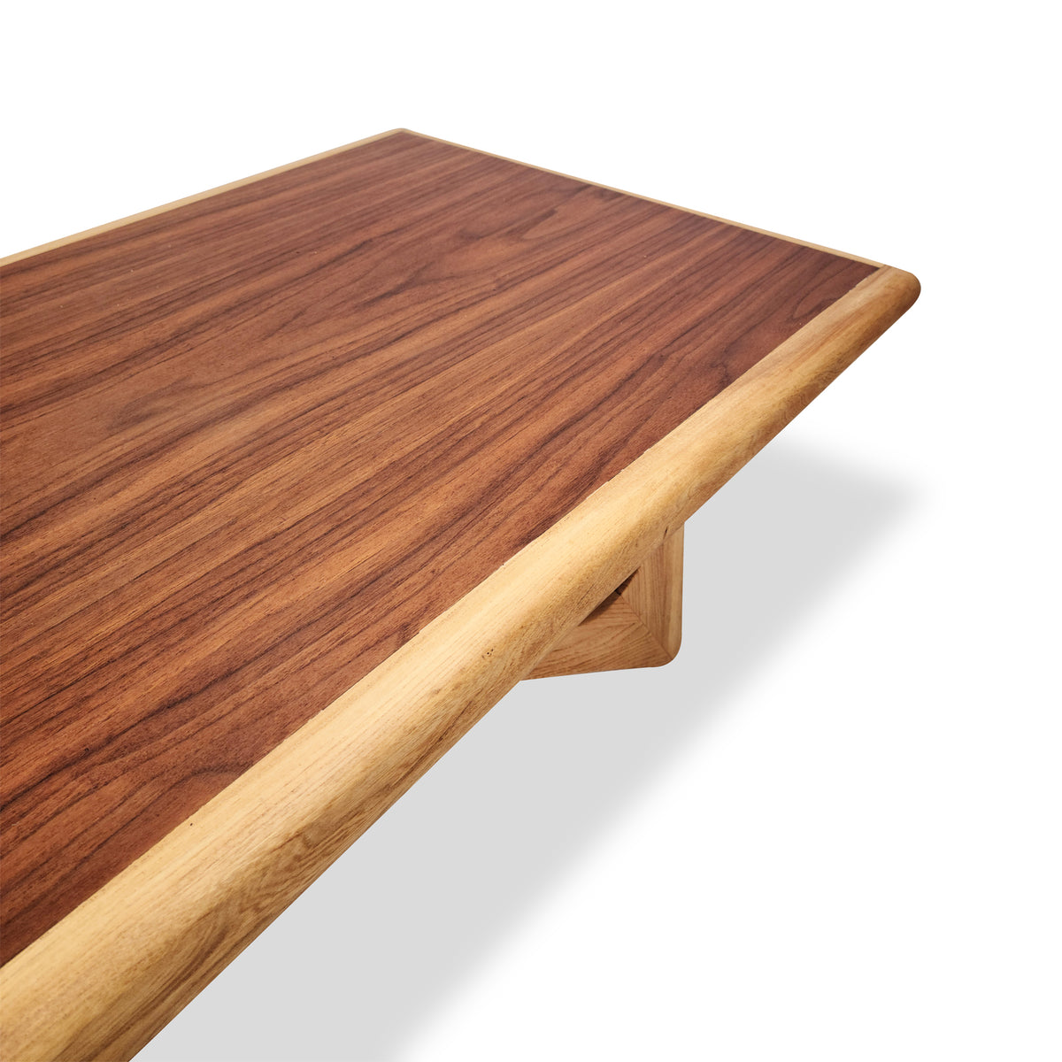 Walnut and Ash Coffee Table by Kroehler