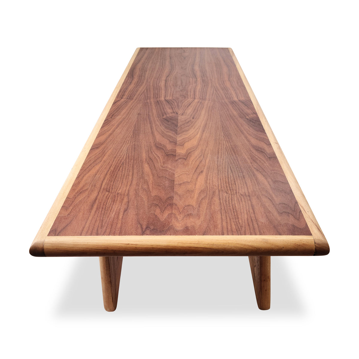 Walnut and Ash Coffee Table by Kroehler