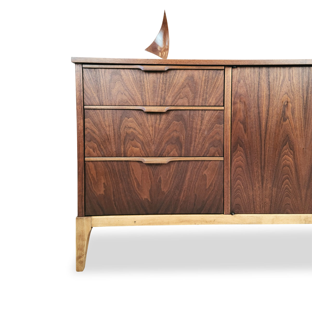 Walnut Sideboard by Kaufman Furniture