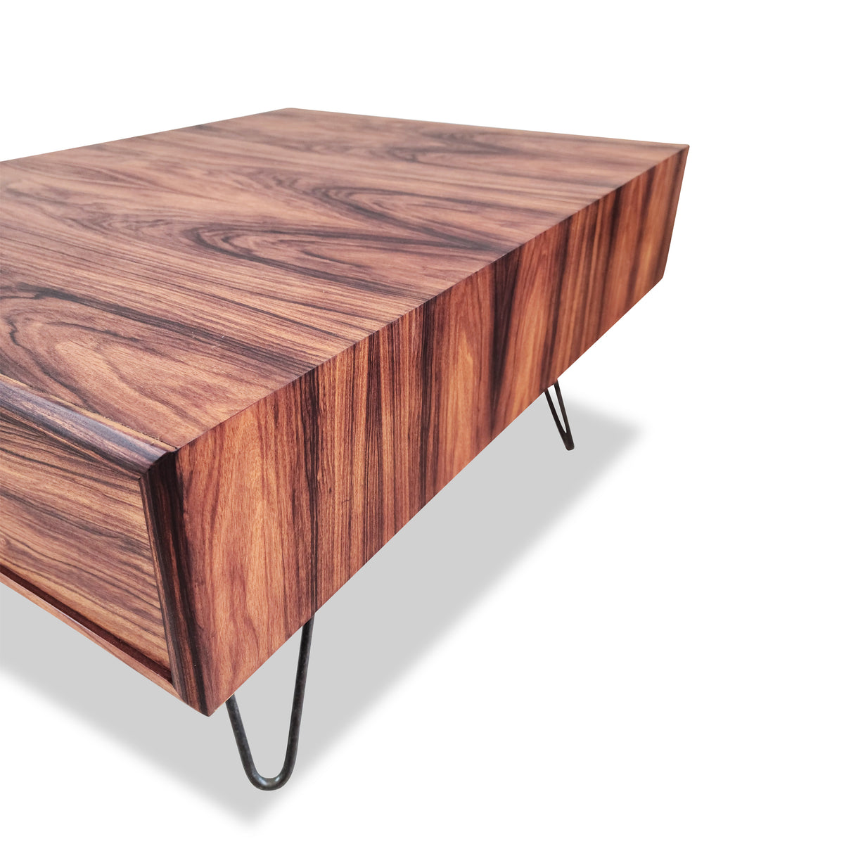 Rosewood End Tables with Drawers