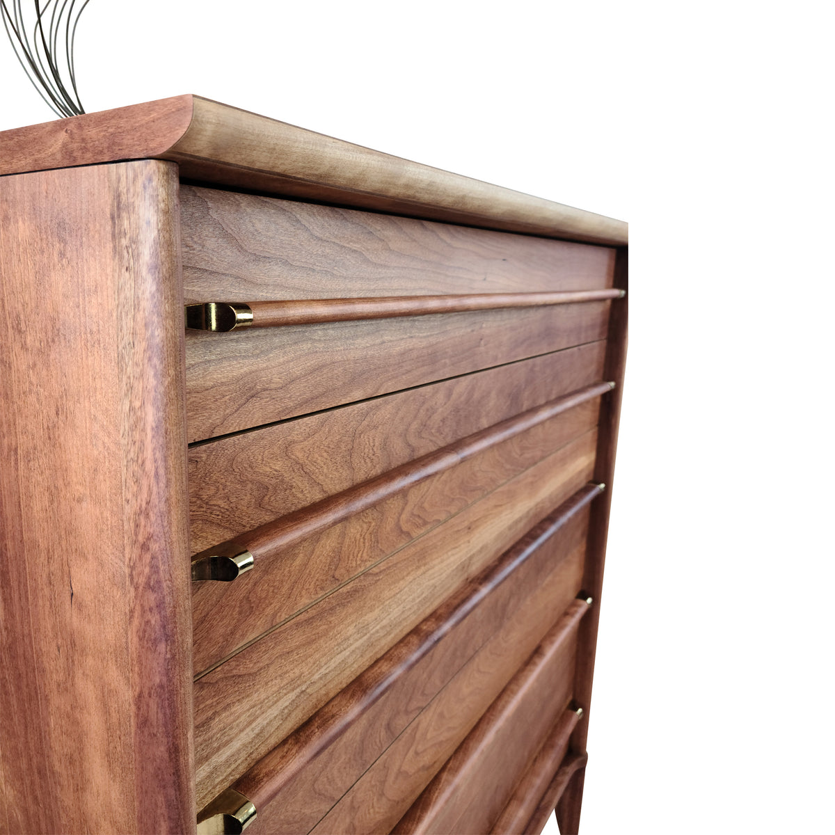 Cherry Wood Highboy by Gibbard