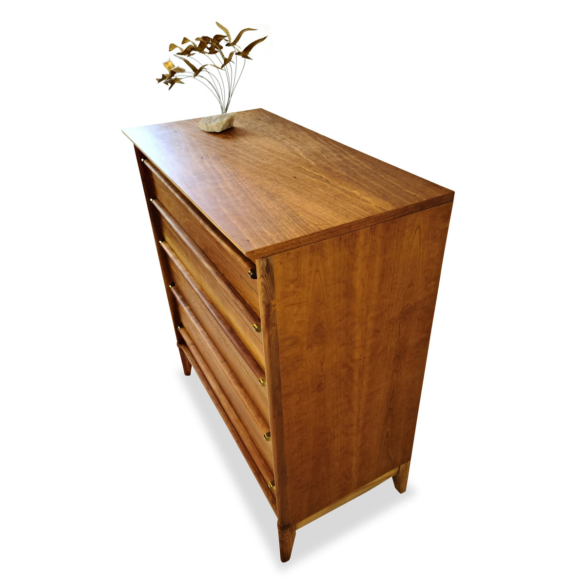 Cherry Wood Highboy by Gibbard