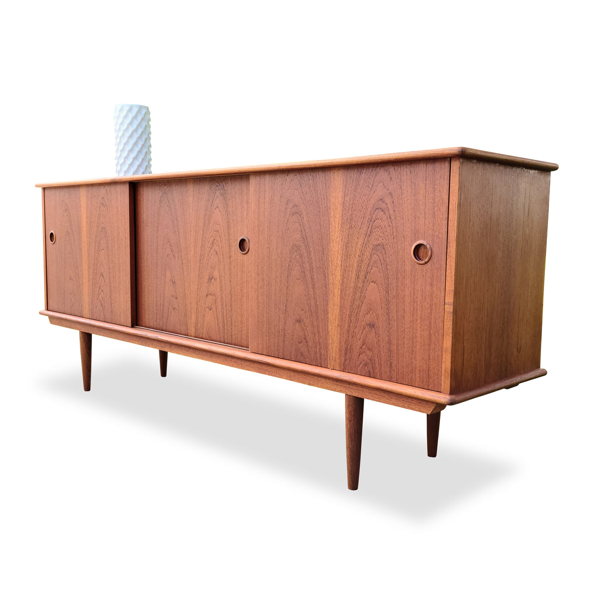 Three Door Teak Sideboard