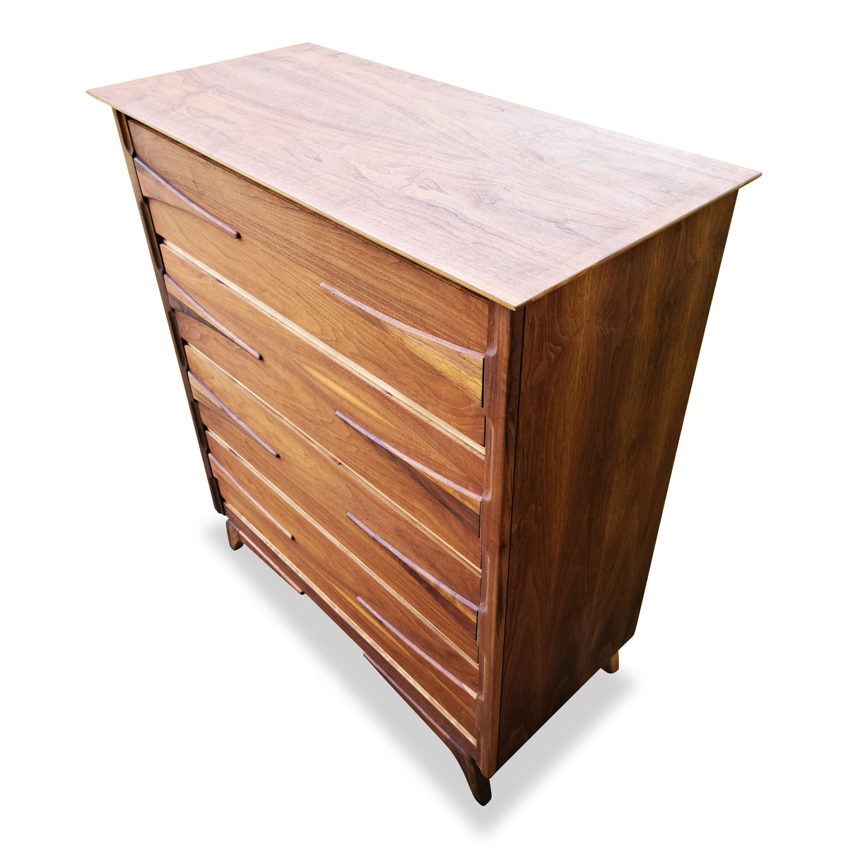 Walnut Highboy by Vic Art