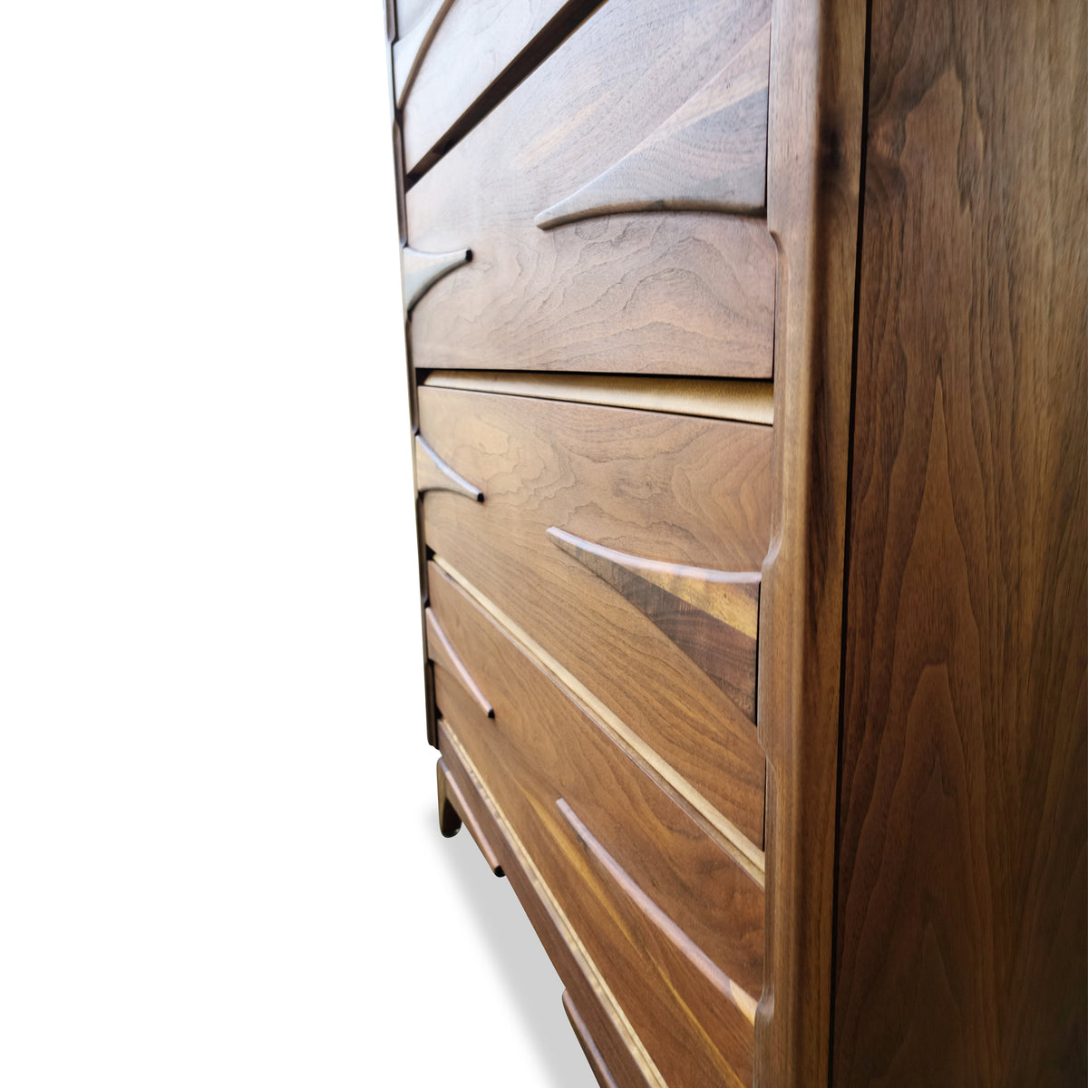 Walnut Highboy by Vic Art