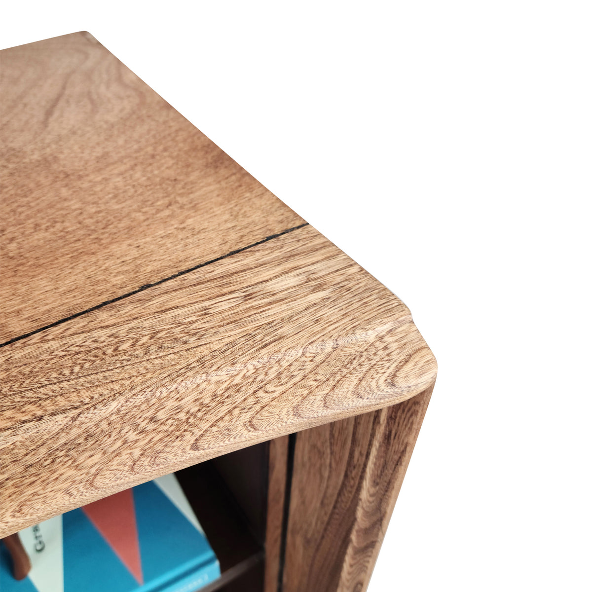 Walnut and Ash Bookcase by Deilcraft