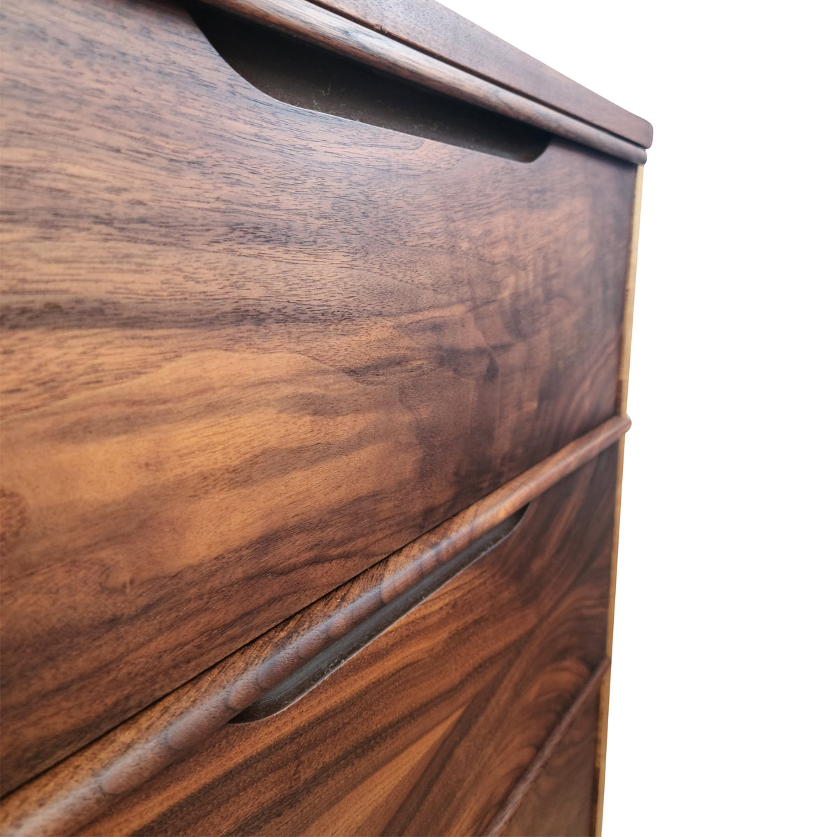 Walnut Nine Drawer Dresser by Krug