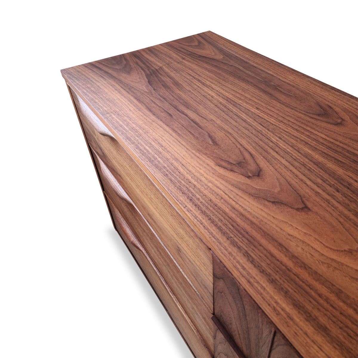 Walnut Nine Drawer Dresser