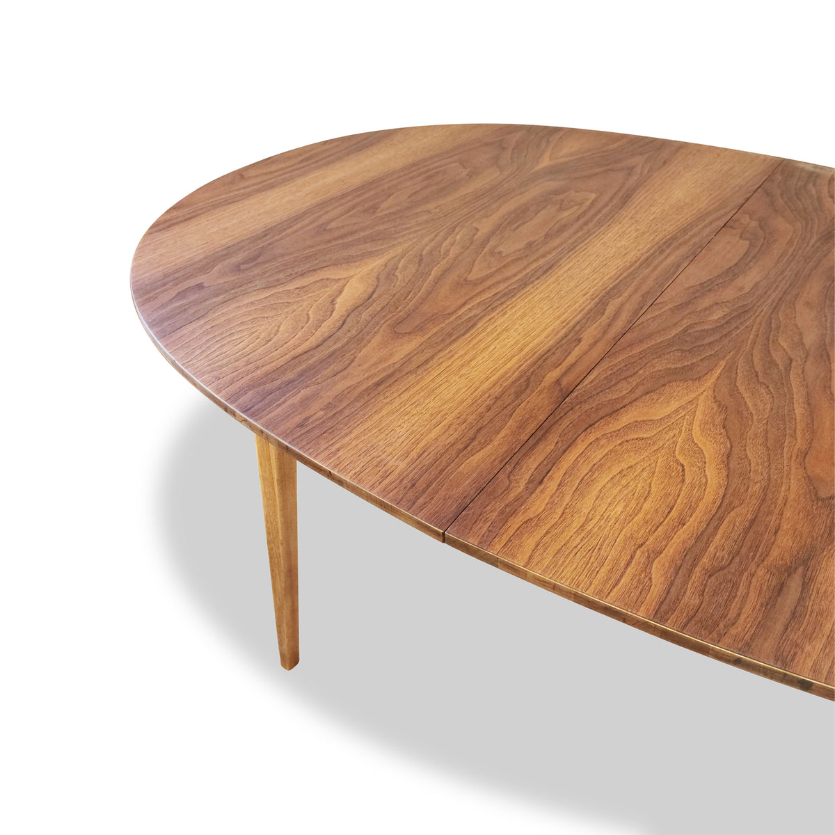 Walnut Oval Dining Table by Kaufman