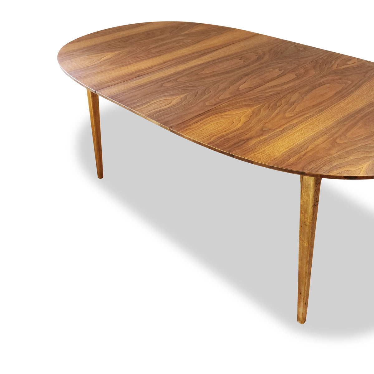 Walnut Oval Dining Table by Kaufman