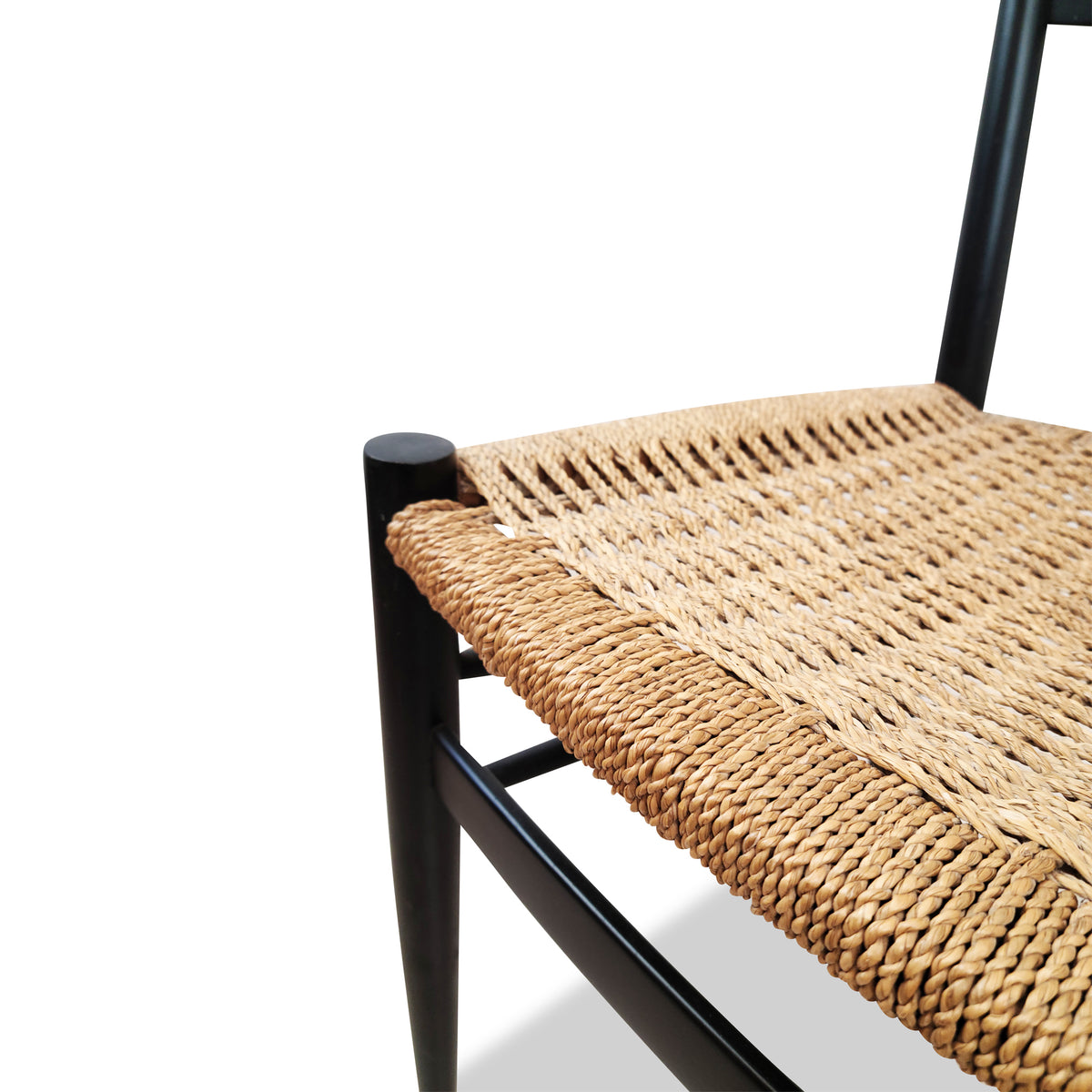 Black Lacquered Gio Ponti Style Dining Chairs