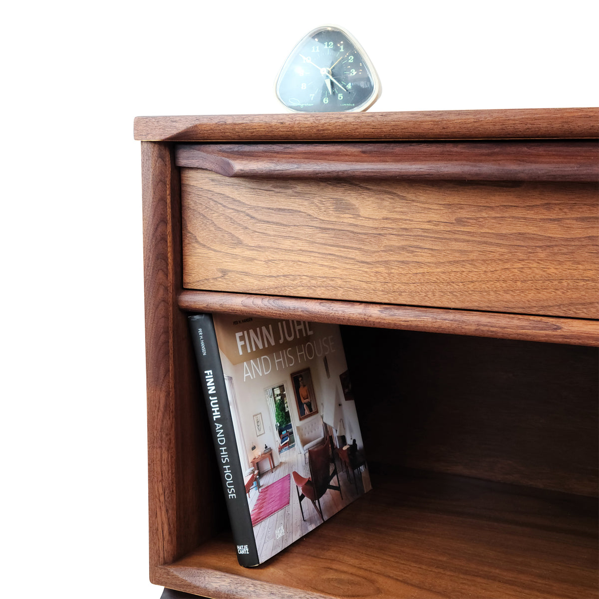 Walnut Nightstands by Gibbard