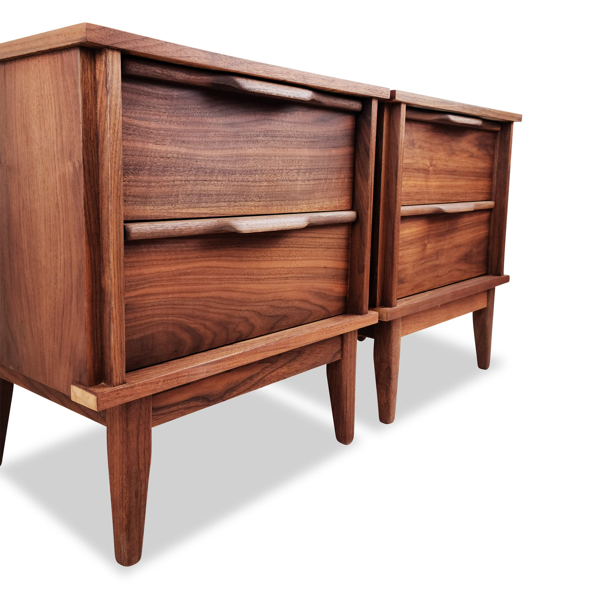 Walnut Nightstands by Princeville