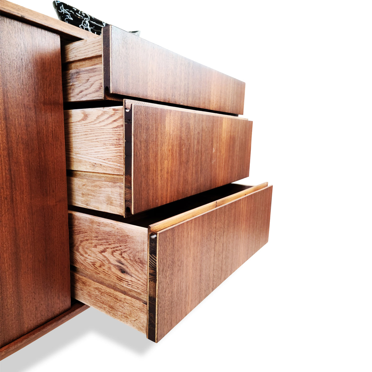 Compact Walnut Sideboard