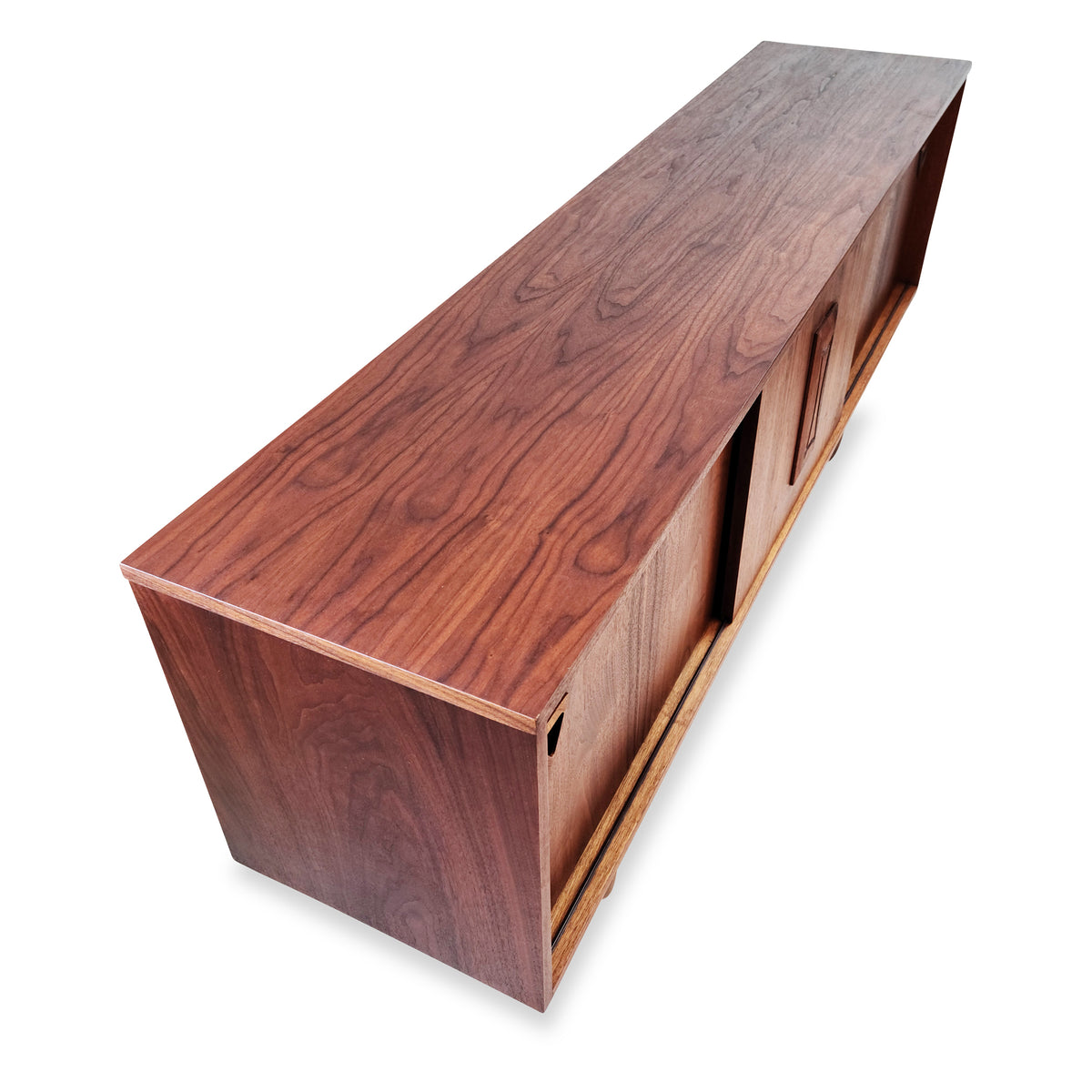 Walnut Three Door Sideboard