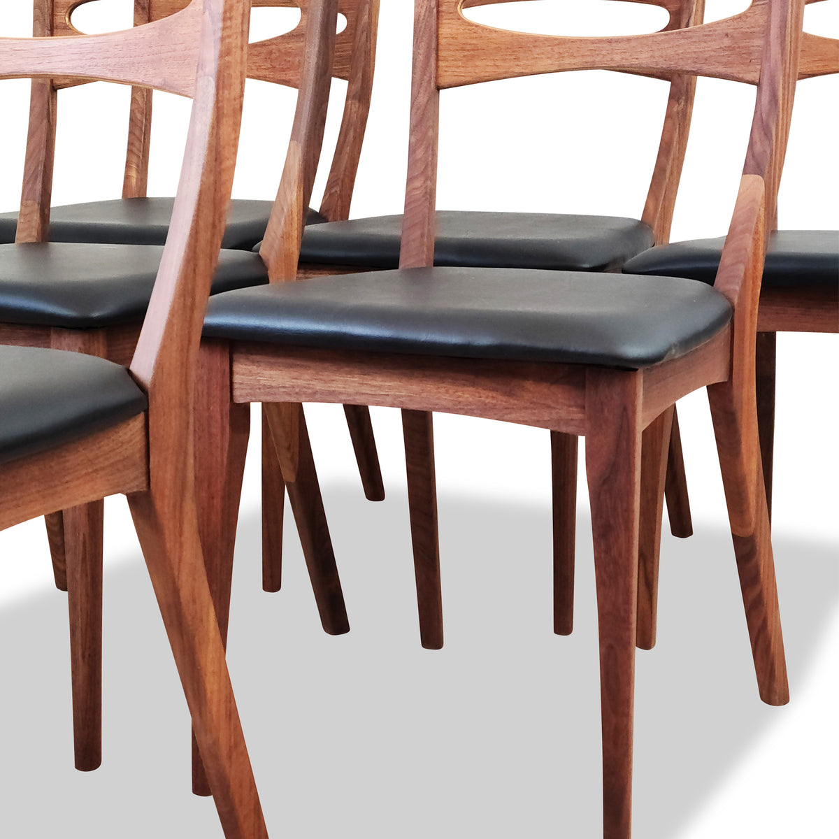 Walnut Dining Chairs by Deilcraft