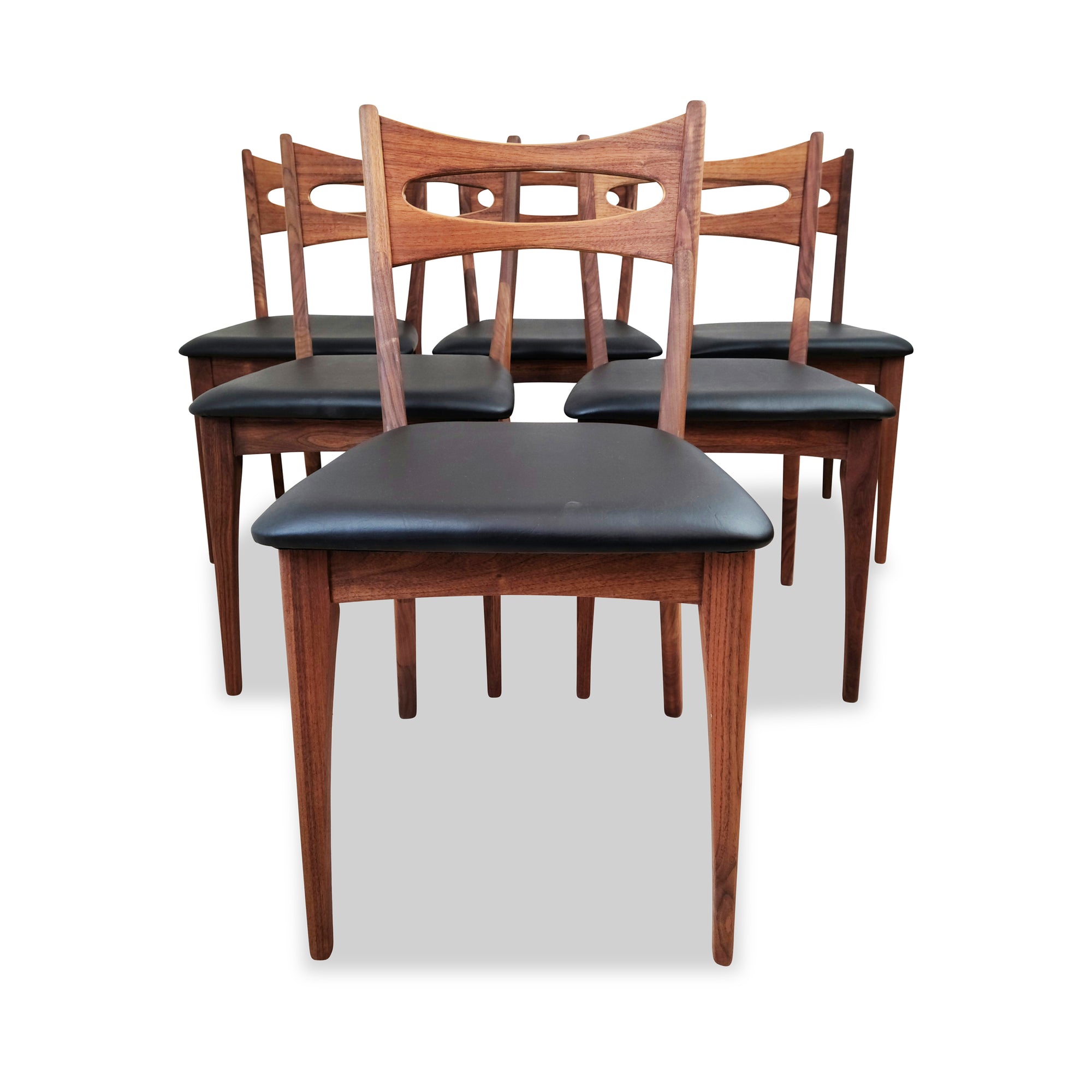 Walnut Dining Chairs by Deilcraft