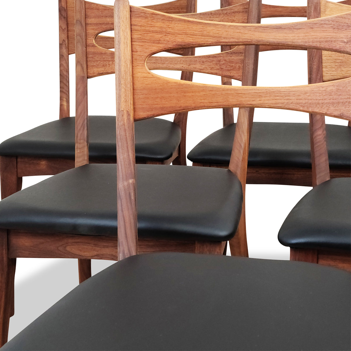 Walnut Dining Chairs by Deilcraft