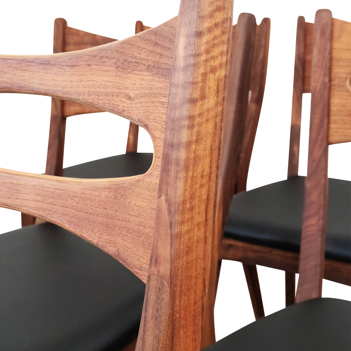 Walnut Dining Chairs by Deilcraft