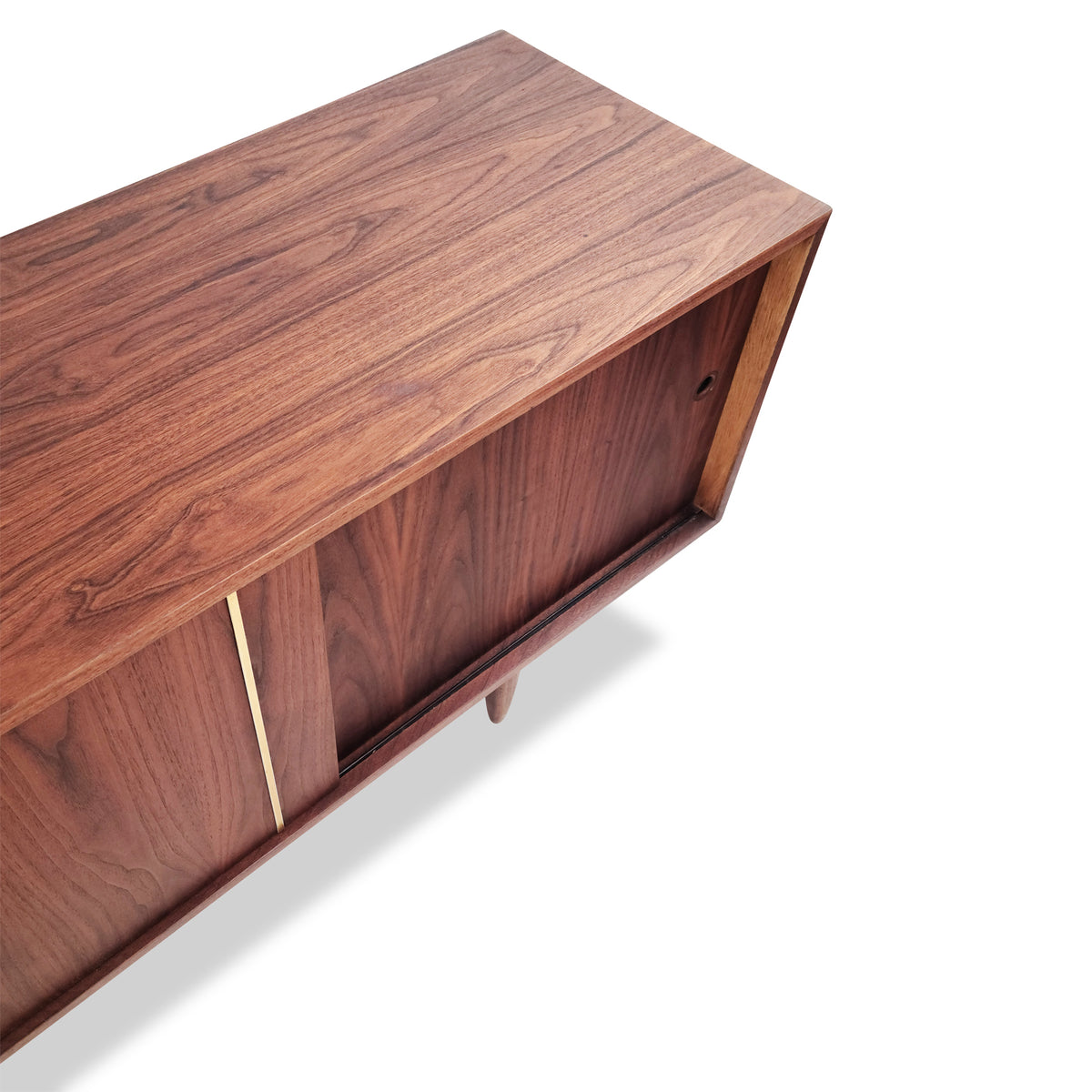 Walnut sideboard with Brass Detail