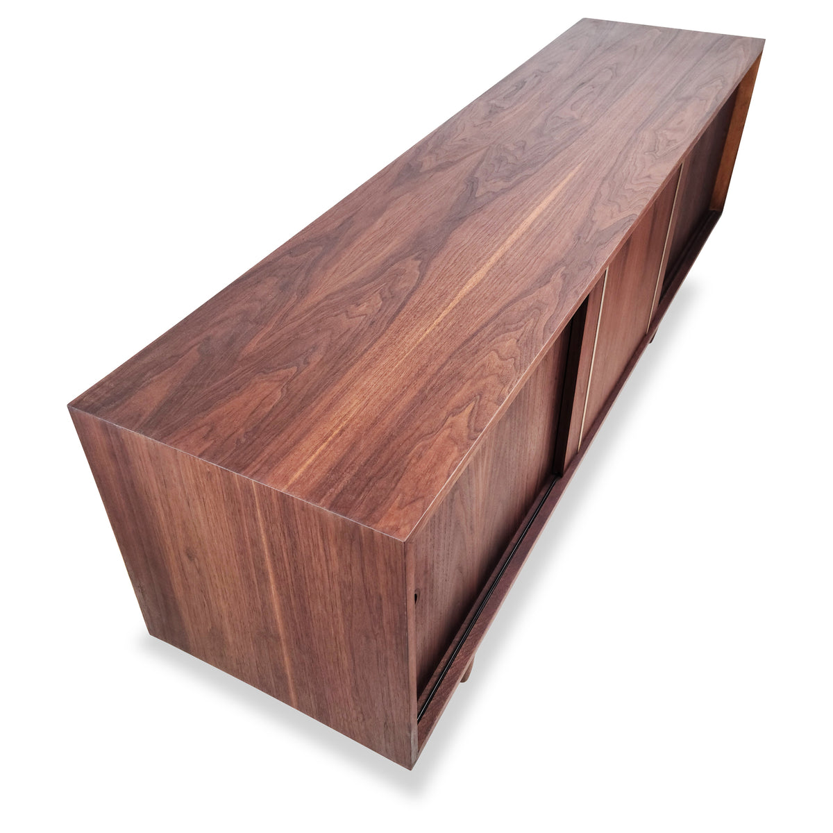 Walnut sideboard with Brass Detail