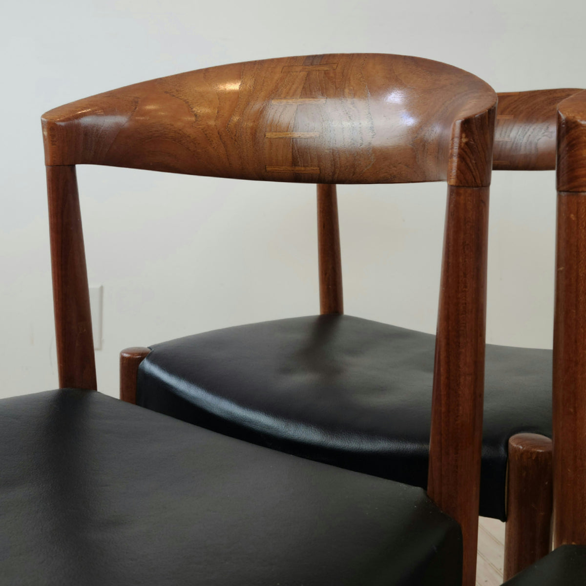 Teak Dining Chairs by Knud Andersen, Denmark 1960s