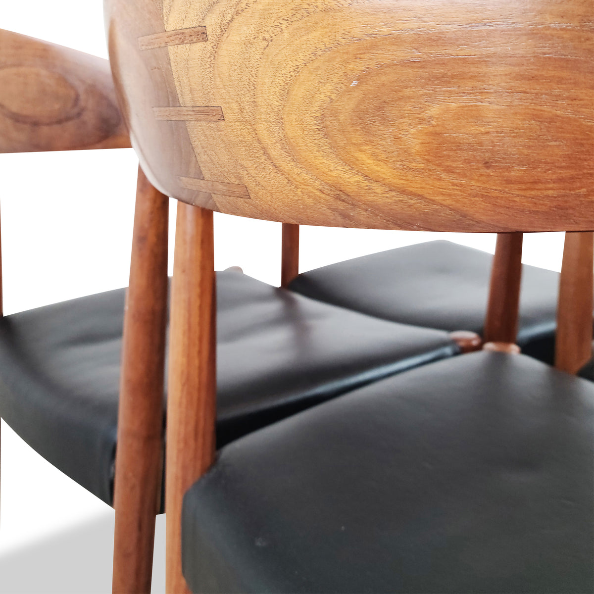 Teak Dining Chairs by Knud Andersen, Denmark 1960s
