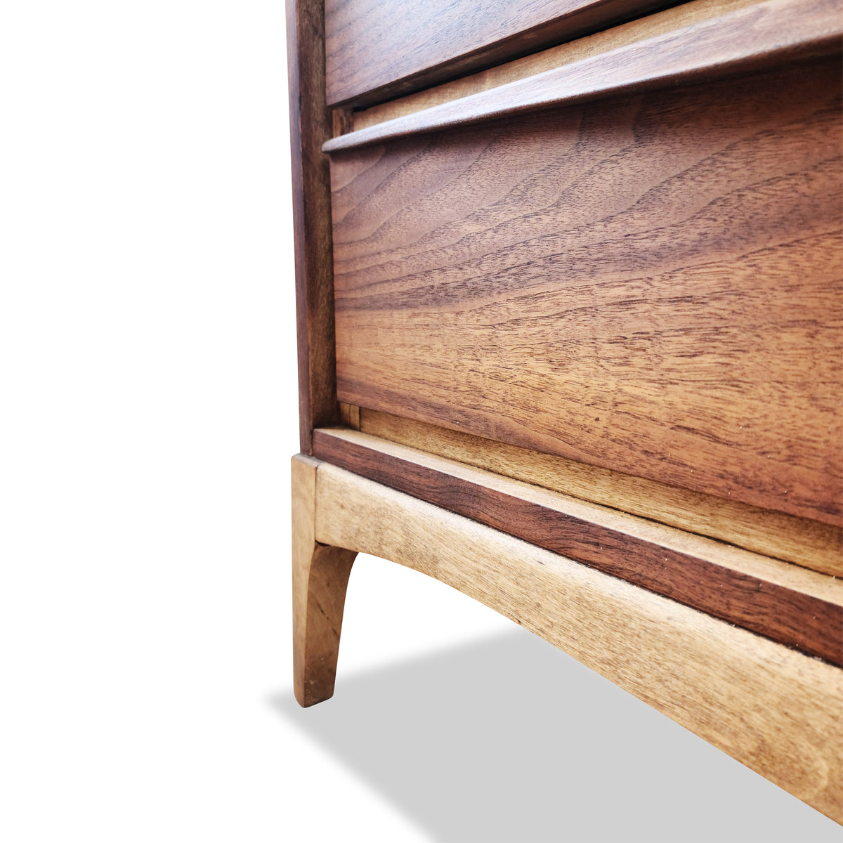 Walnut Four Drawer Highboy