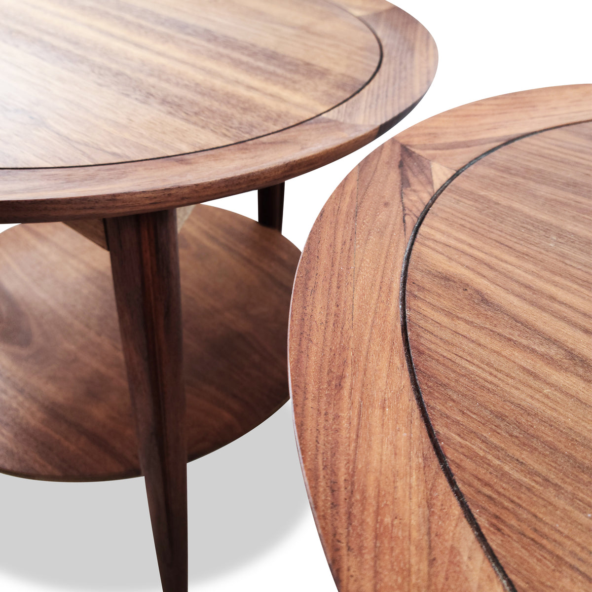 Walnut End Tables by Deilcraft