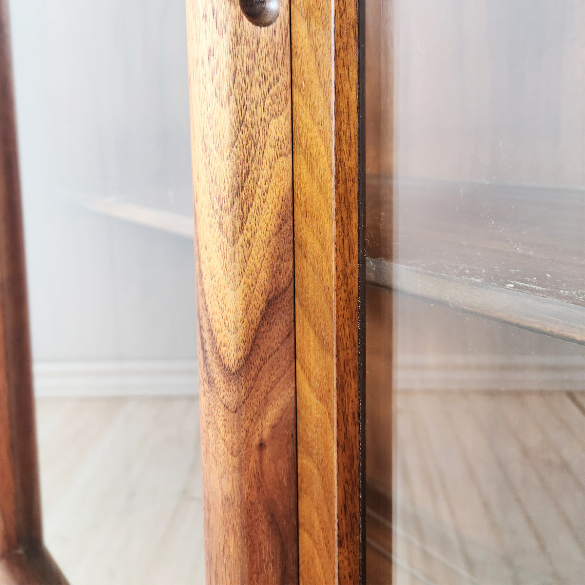 Walnut Bookcase by Gibbard